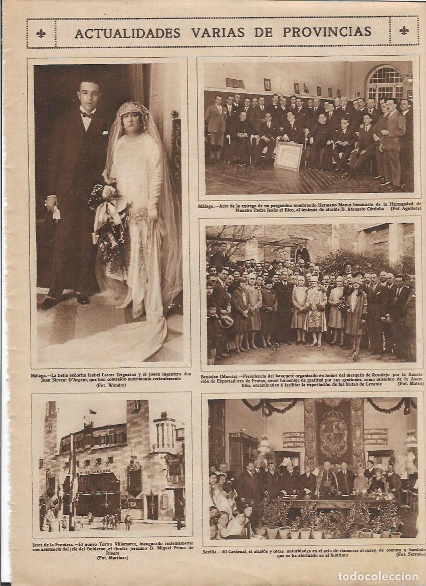 Collectionnisme: A&Ntilde;O 1928 RECORTE PRENSA BENIAJAN MURCIA BANQUETE HOMENAJE MARQUES ROZALEJO EXPORTACION FRUTAS