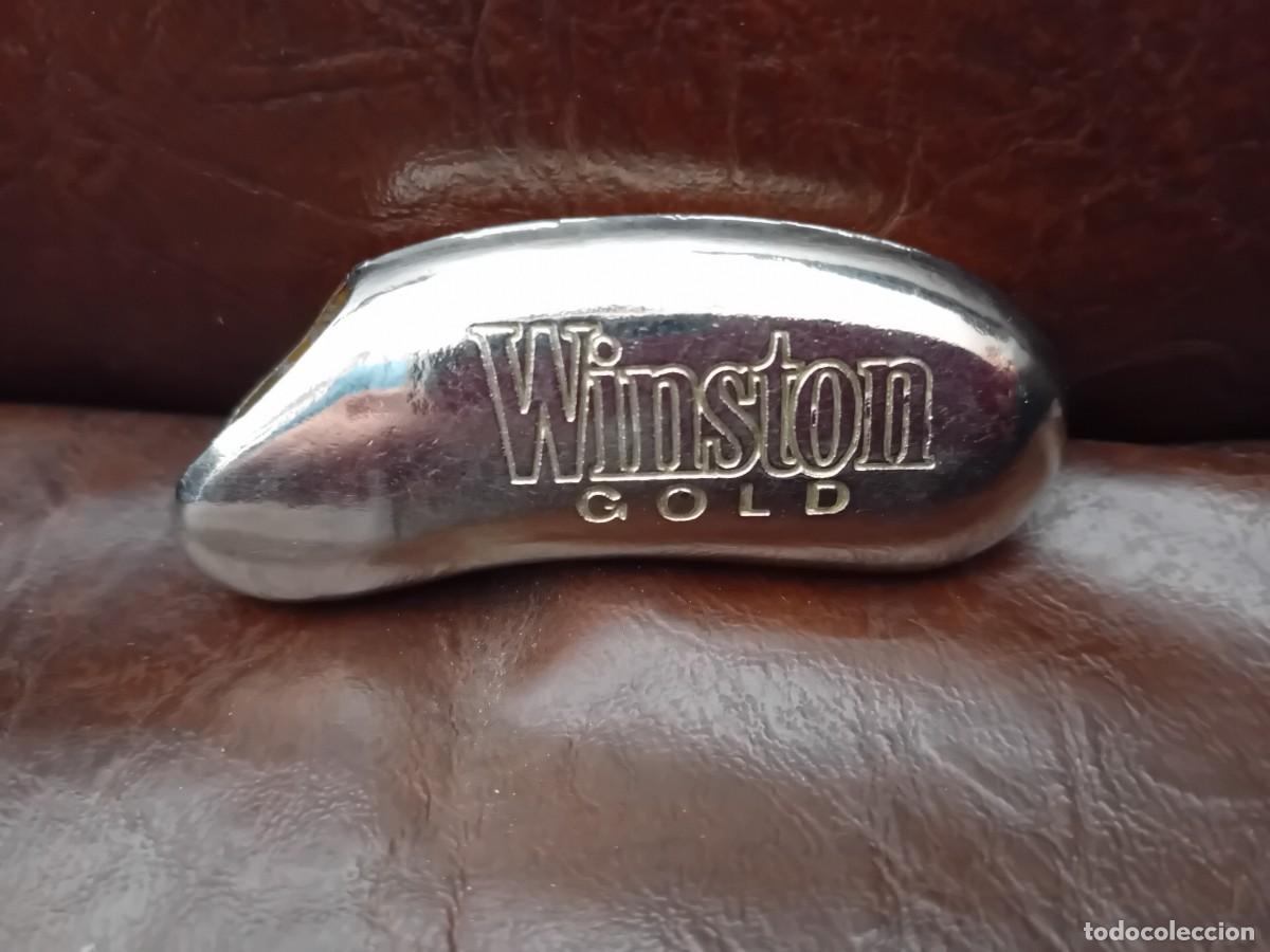 Coleccionismo: Winston Gold funda para mechero - Foto 1