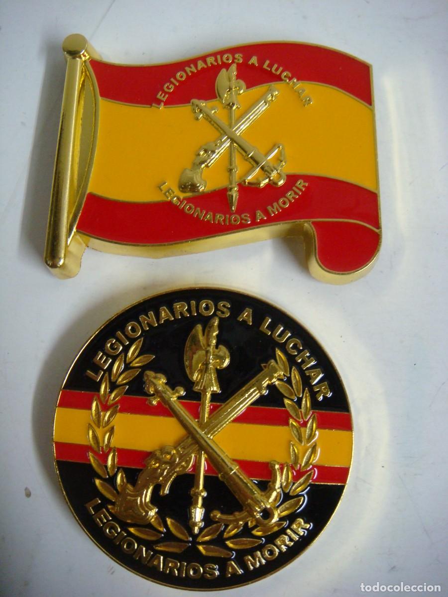 Coleccionismo: IMANES METALICO 2 IMANES DE LA LEGION ESPA&Ntilde;OLA -CAJ-N&ordm;-70