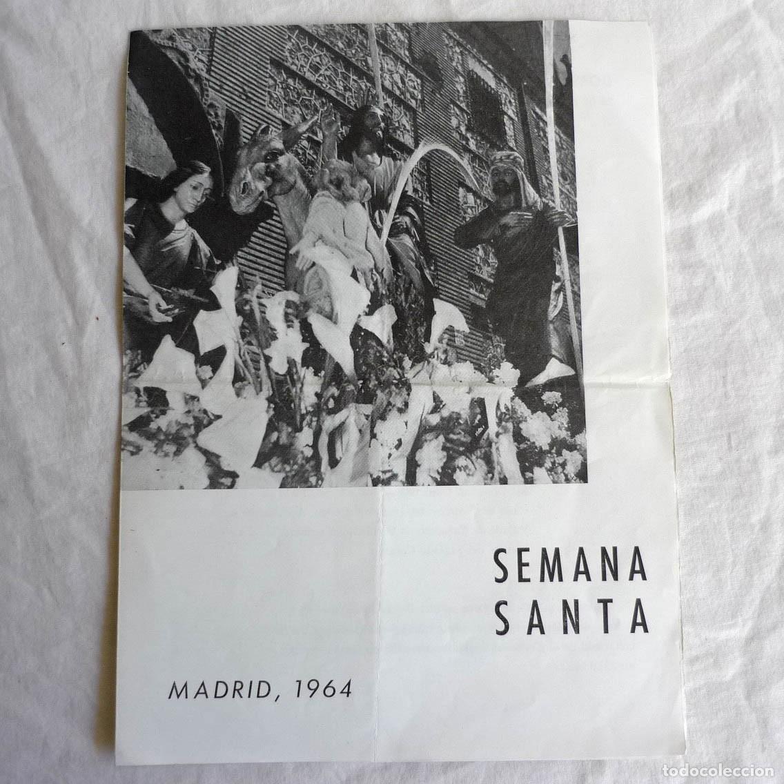 Collezionismo: Programa Semana Santa Madrid 1964