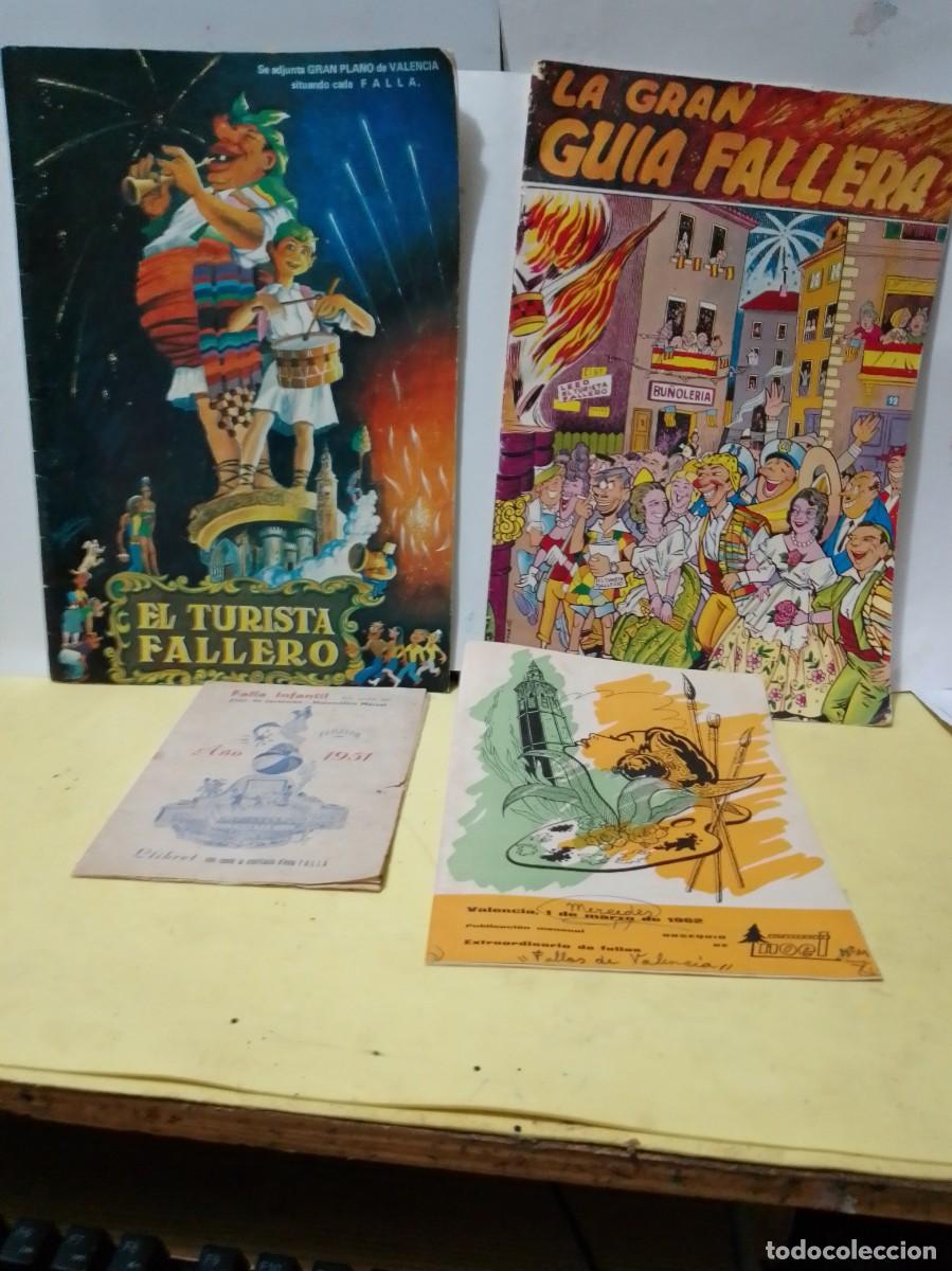 Coleccionismo: Lote de Revistas y programas antiguos de las fallas de Valencia - Foto 1