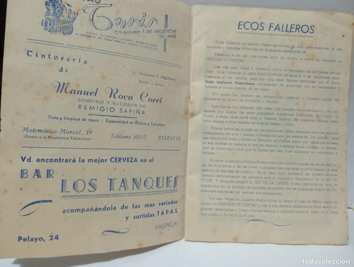 Coleccionismo: Lote de Revistas y programas antiguos de las fallas de Valencia - Foto 12