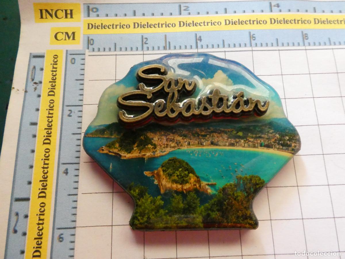 Collectionnisme: IMAN DE NEVERA. SOUVENIR RECUERDO. SAN SEBASTI&Aacute;N, CONCHA PLAYA