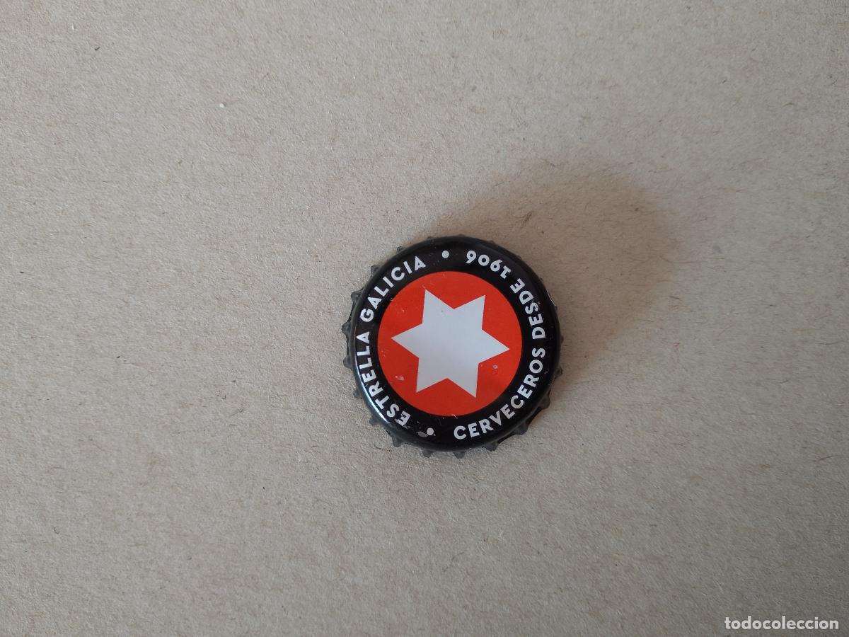 Coleccionismo: CHAPA TAPON METALICO MARCA PUBLICIDAD ESTRELLA GALICIA