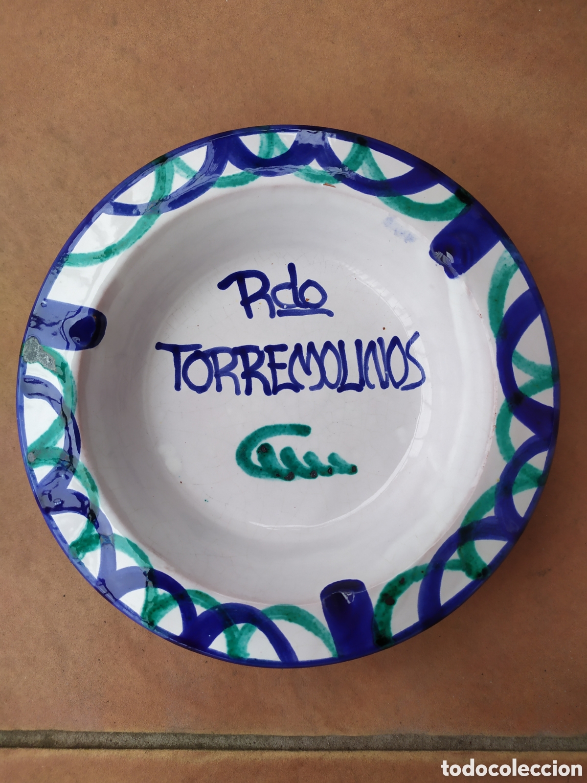 Colecionismo: Cenicero cer&aacute;mica Torremolinos M&aacute;laga
