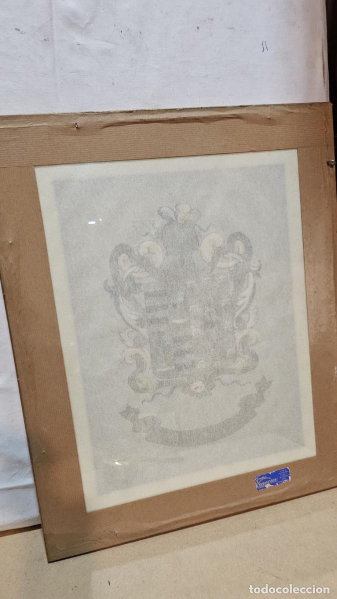 Coleccionismo: cuadro con escudos familiar - Foto 6