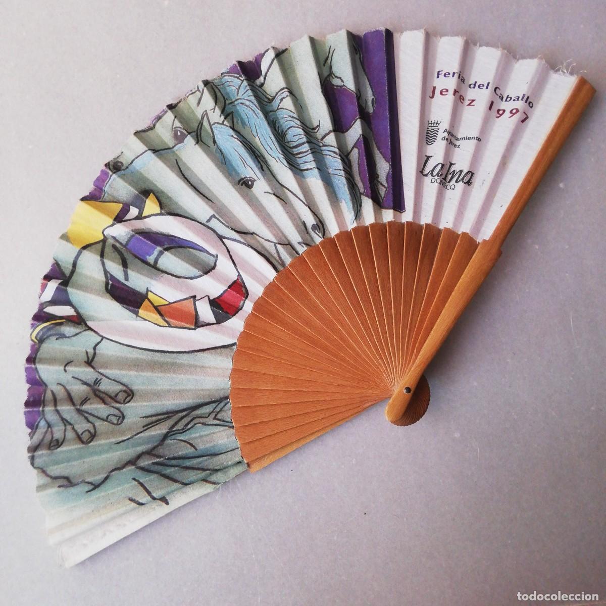 Coleccionismo: Abanico feria del caballo 1997 Jerez