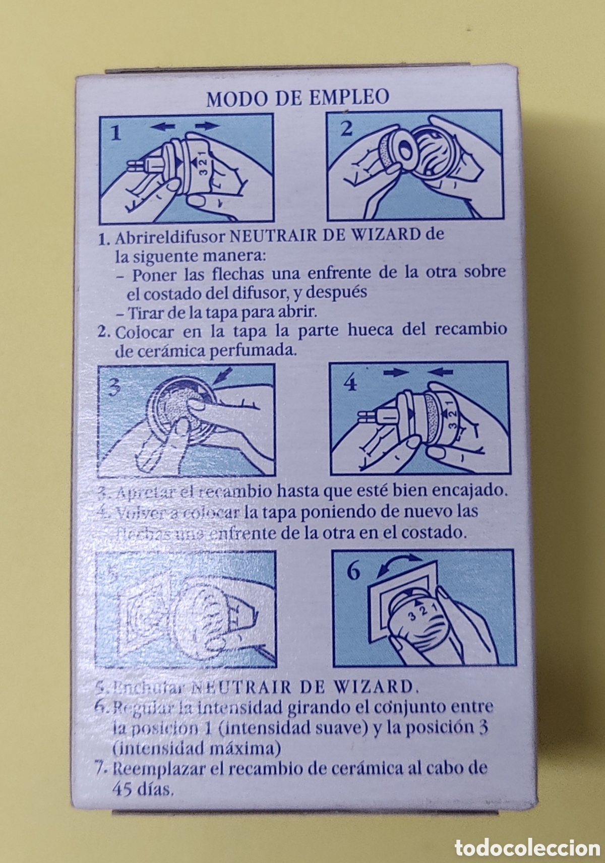Coleccionismo: Caja con dos recambios Neutrair de Wizard - Foto 3
