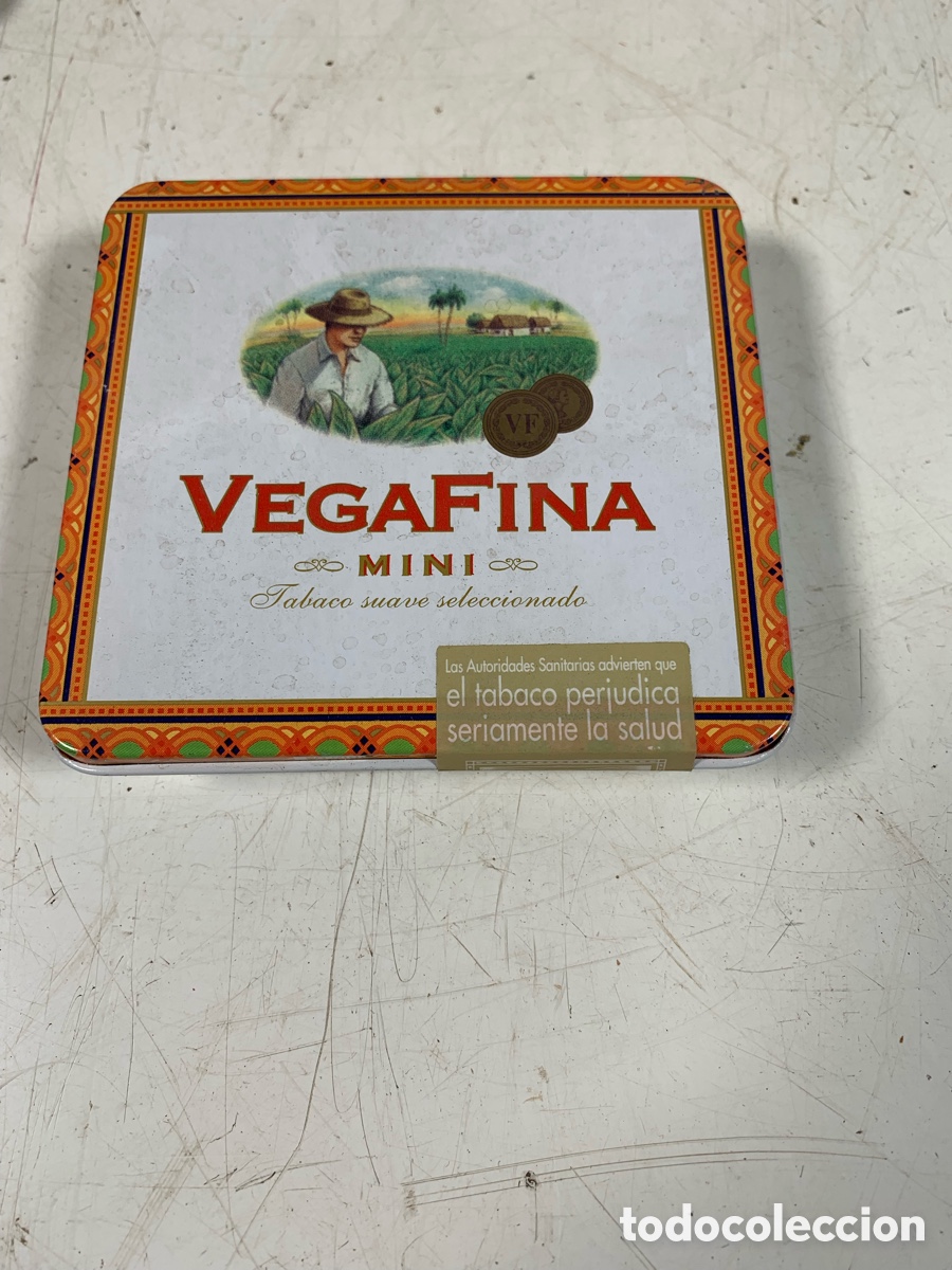 Coleccionismo: 01_ caja de tabaco Vegafina - Foto 1