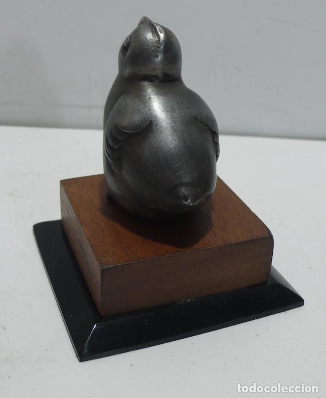 Coleccionismo: PEQUE&Ntilde;O PAJARO EN METAL - Foto 3