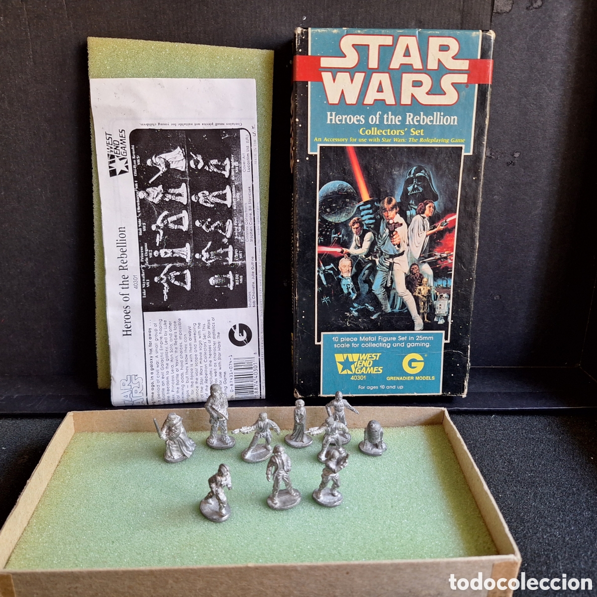 Coleccionismo: Star Wars figuras 25mm Heros of the Rebellion