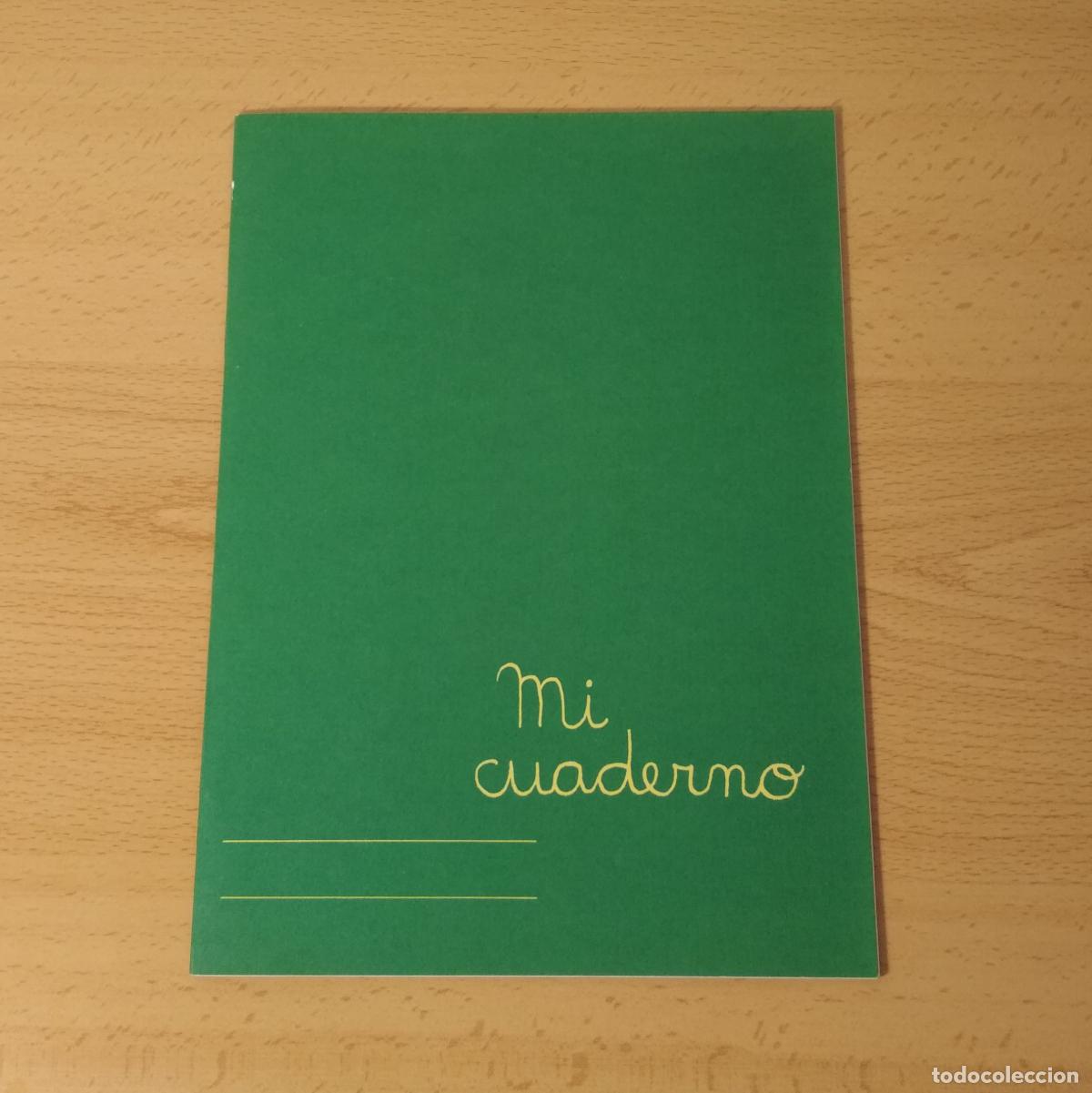 Collecting paper: Antigua libreta Mi cuaderno. Marca Unipapel. Material escolar.