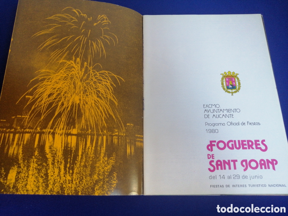Coleccionismo: FOGUERES DE SANT JOAN 1980 PROGRAMA - Foto 2
