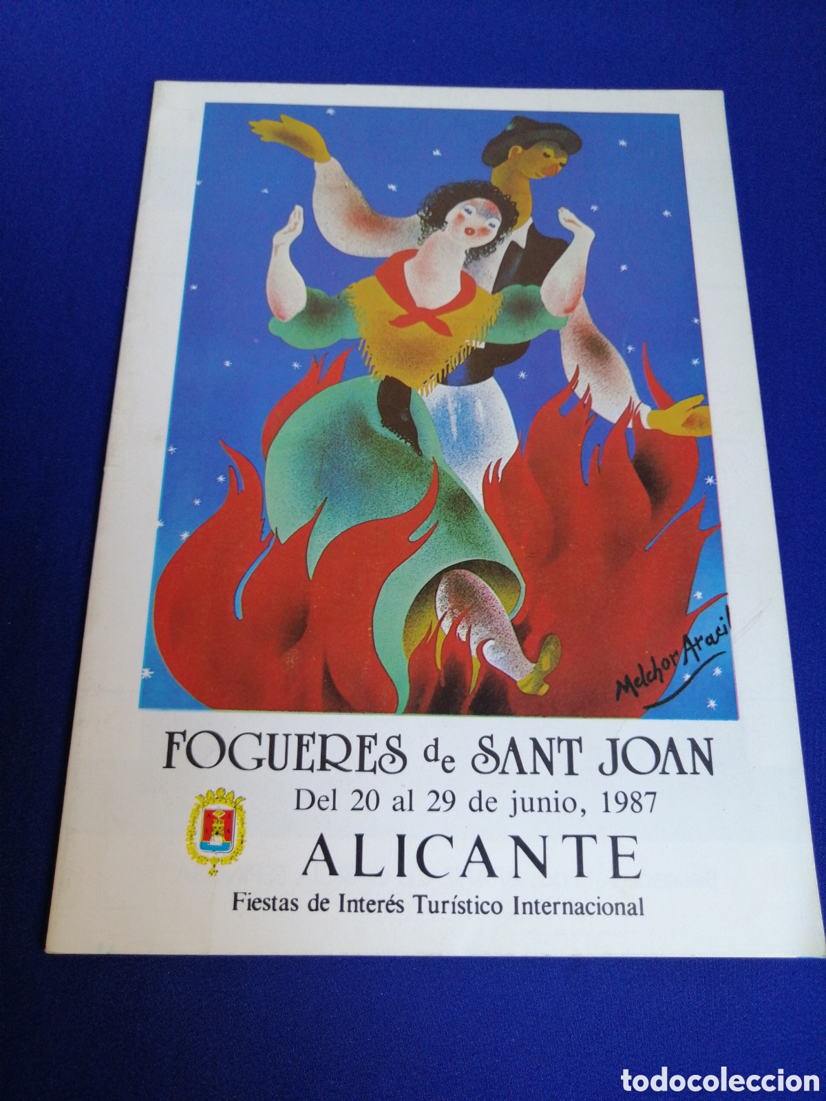 Coleccionismo: FOGUERES DE SANT JOAN 1987 PROGRAMA - Foto 1