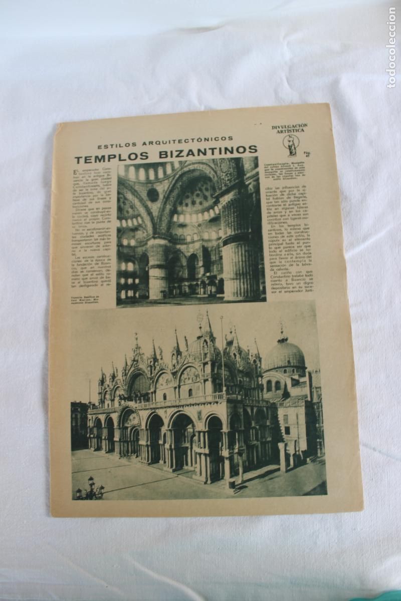 Collecting paper: TEMPLOS BIZANTINOS ESTILOS ARQUITECTONICOS A&Ntilde;OS 30