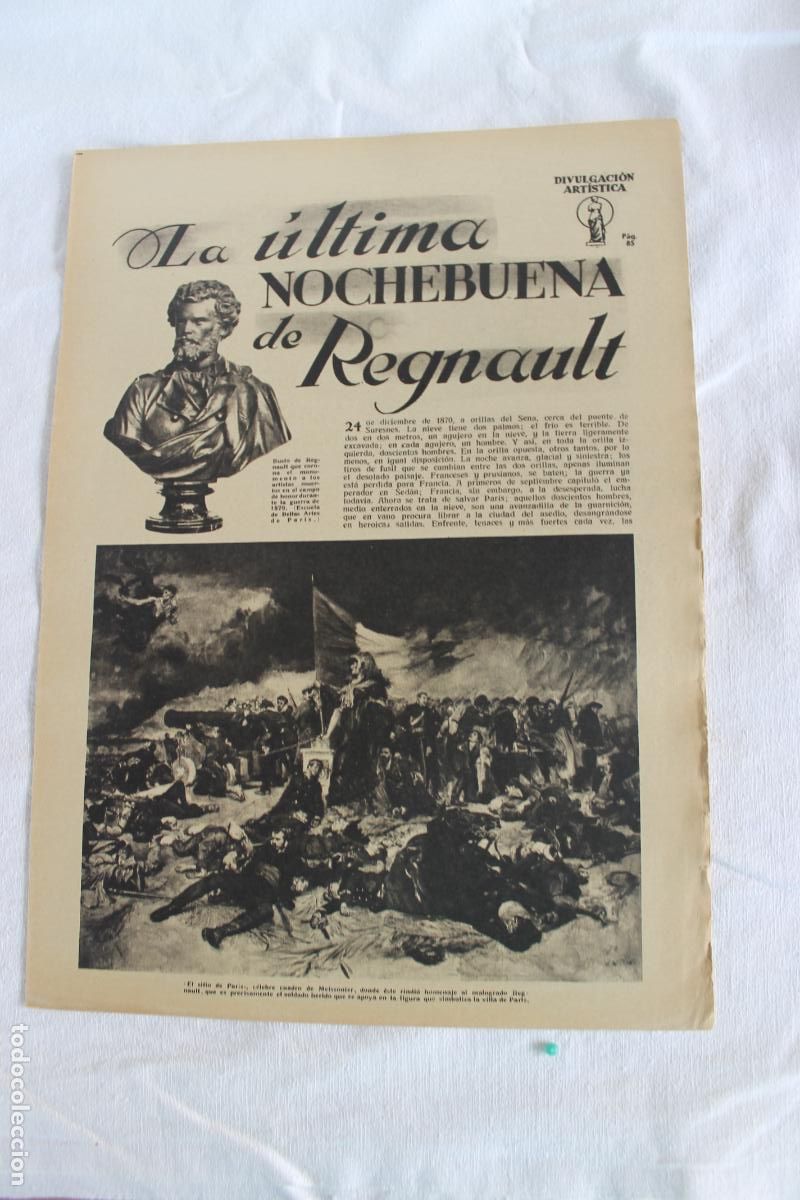 Collezionismo: LA ULTIMA NOCHEBUENA DE REGNAULT