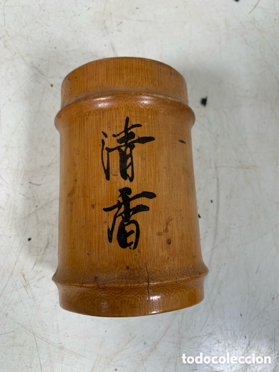 Coleccionismo: 01_ vasos lapiceros de madera - Foto 8