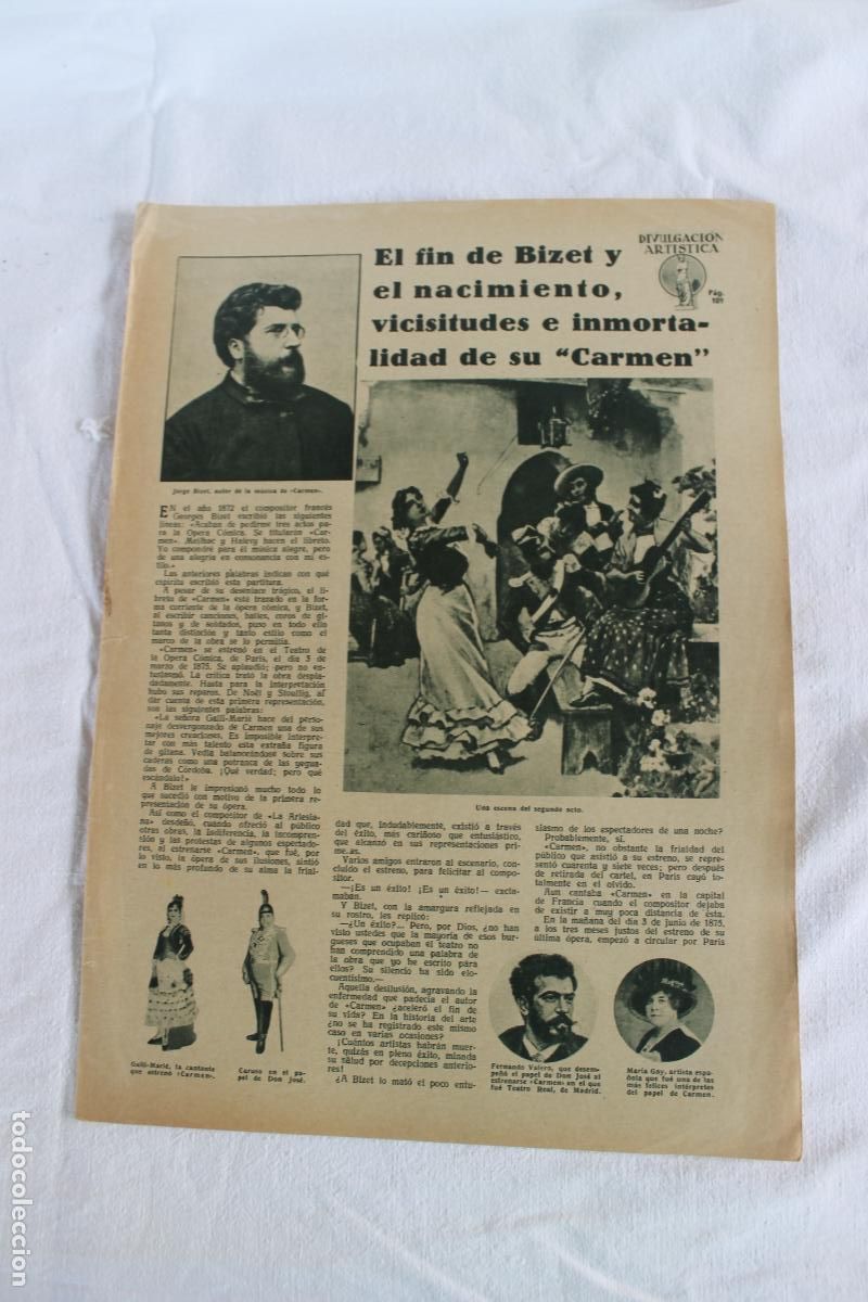 Collezionismo: EL FIN DE BIZET CARMEN