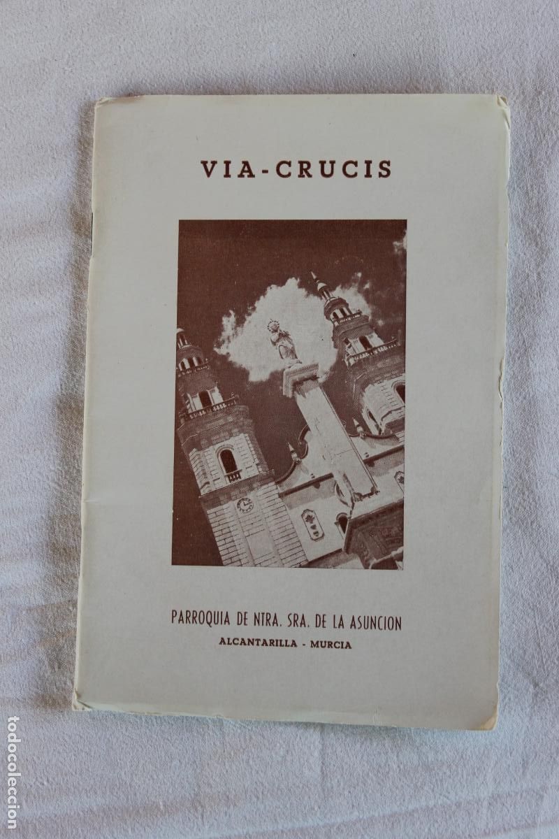 Coleccionismo: VIA CRUCIS PARROQUIA DE LA ASUNCION ALCANTARILLA MURCIA 1964