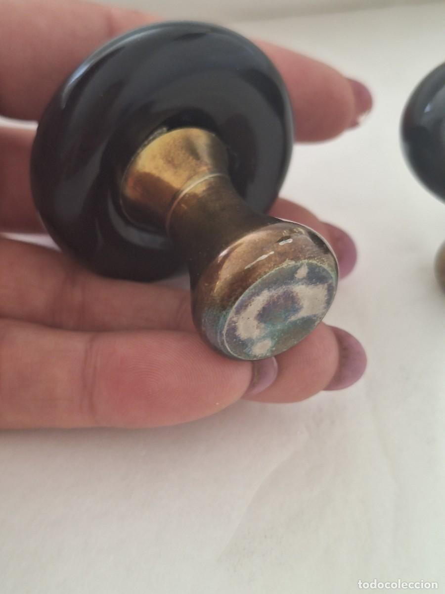 Coleccionismo: Lote 2 peque&ntilde;as setas en murano . - Foto 4
