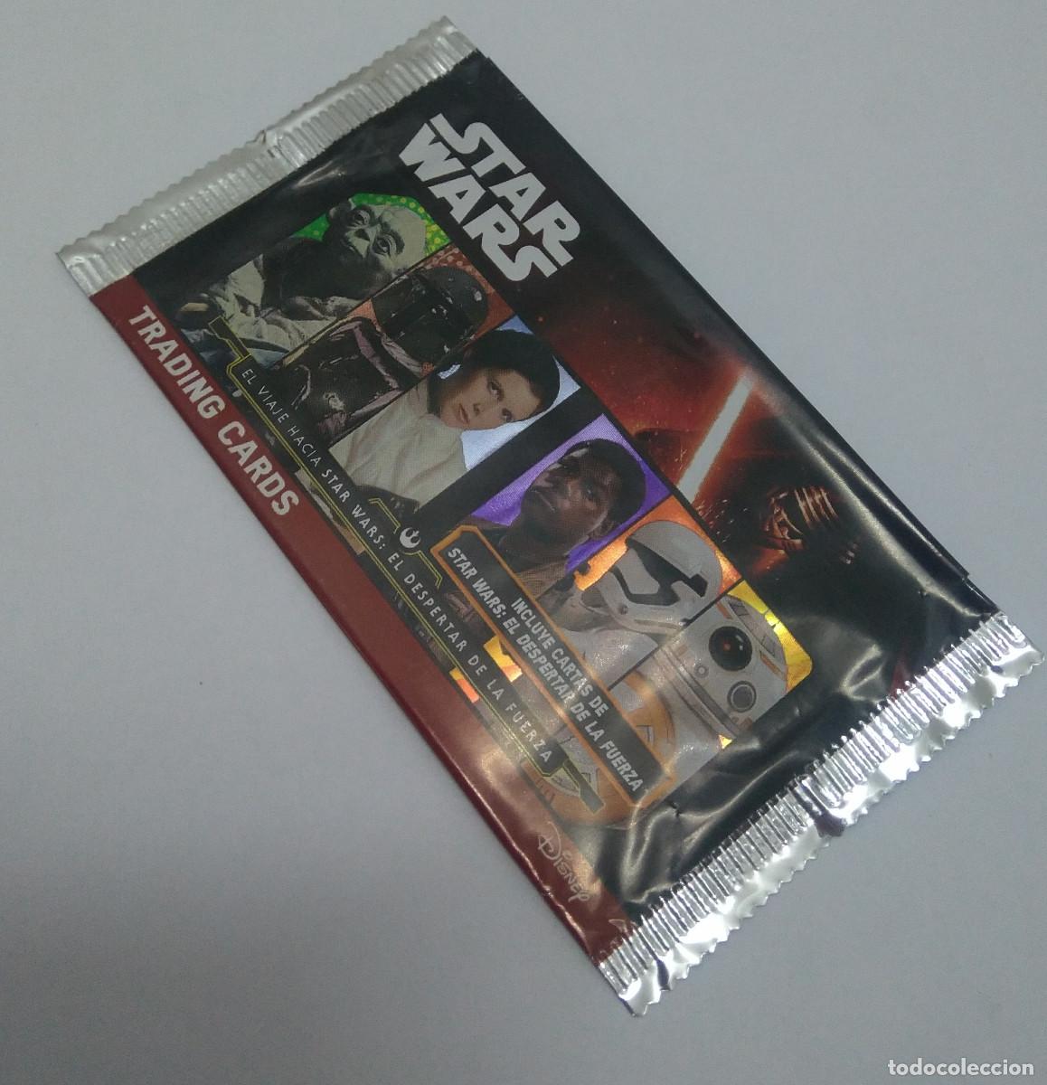 Coleccionismo: sobre vacio star wars despertar fuerza topps sin trading cards ni cartas
