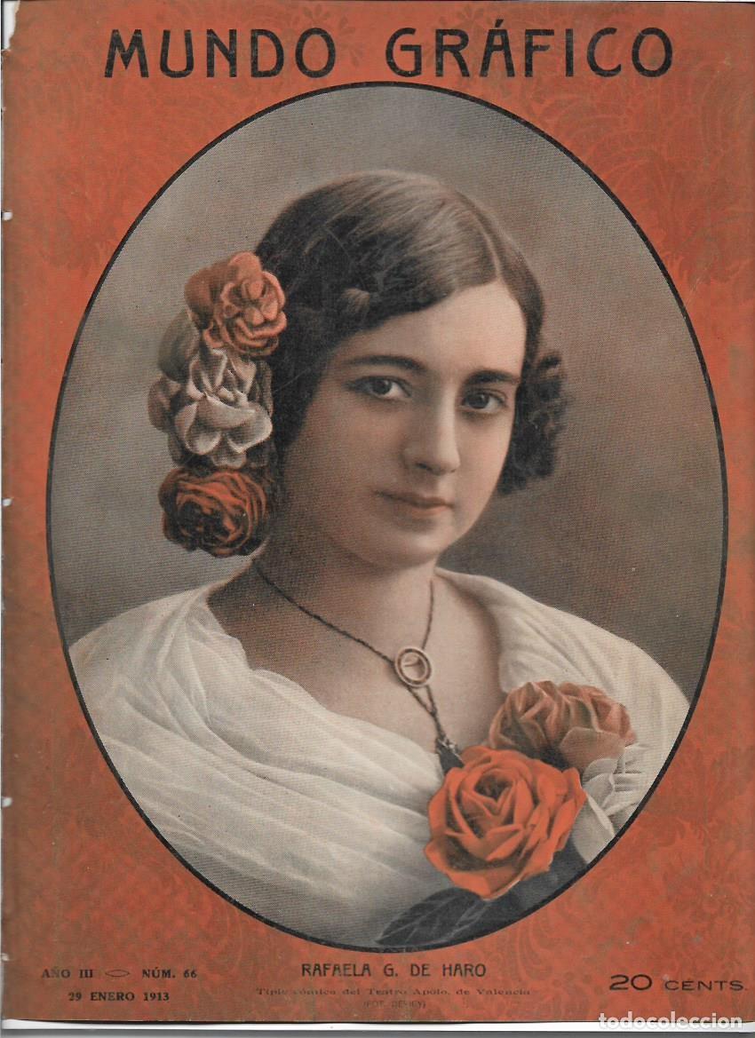 Sammelleidenschaft Papier: A&Ntilde;O 1913 RECORTE PRENSA RAFAELA GARCIA DE HARO ARTISTA TIPLE TEATRO APOLO VALENCIA FOTO DEVIEY