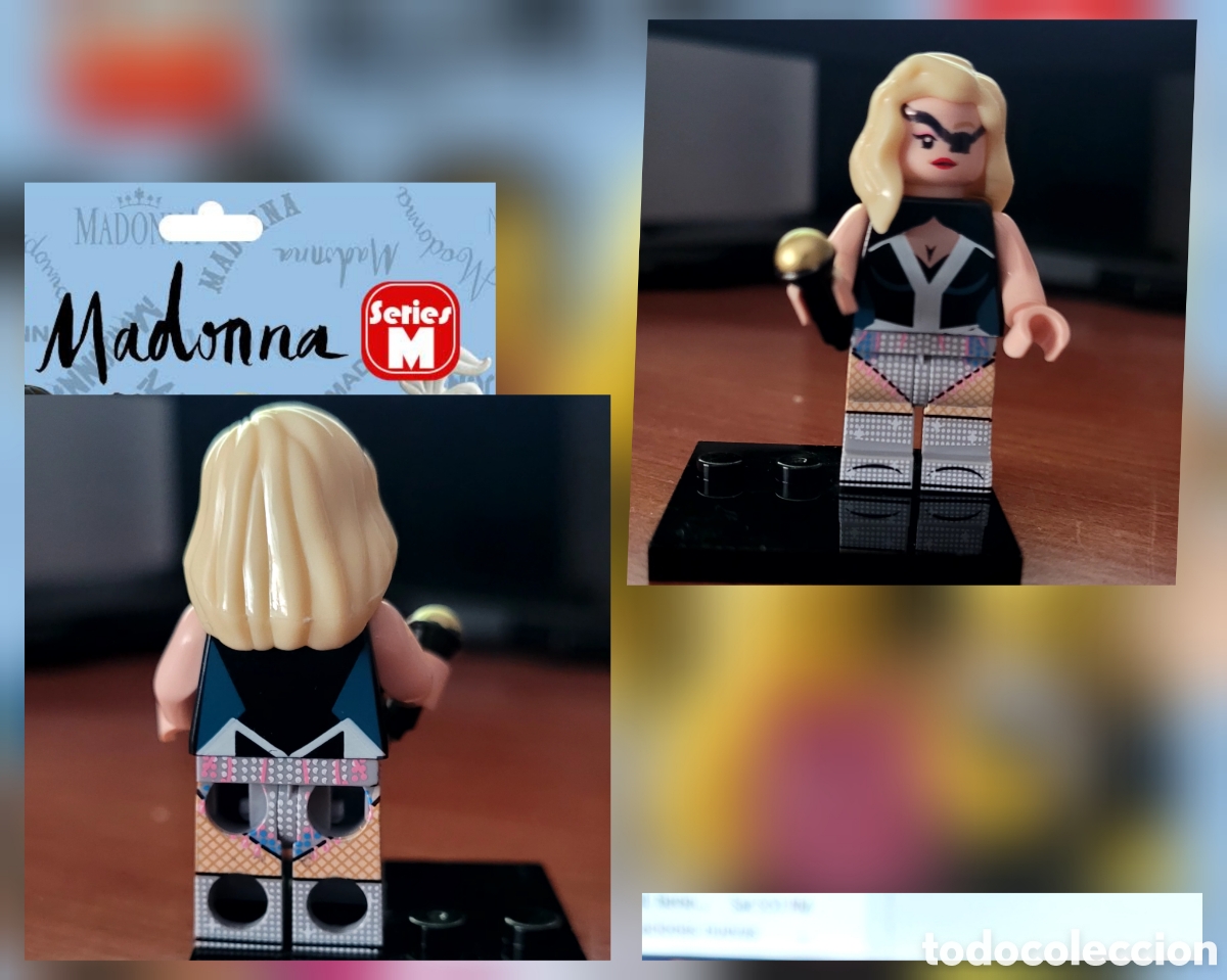 Coleccionismo: Madonna creaci&oacute;n propia minifigura bloques madame X