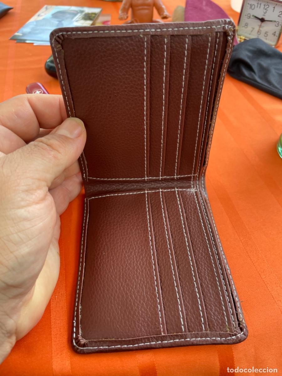 Coleccionismo: antigua cartera de piel - Foto 2