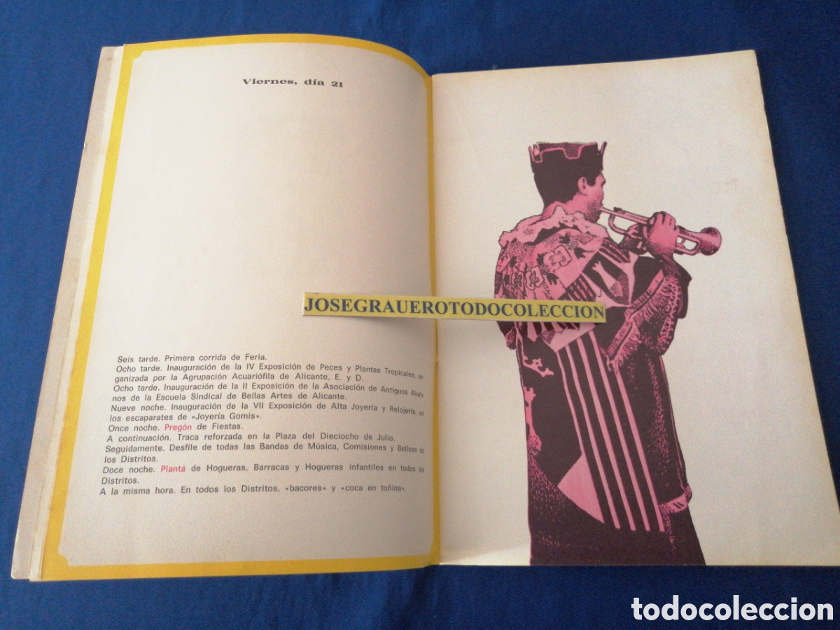 Coleccionismo: HOGUERAS DE SAN JUAN 1968 PROGRAMA OFICIAL - Foto 4