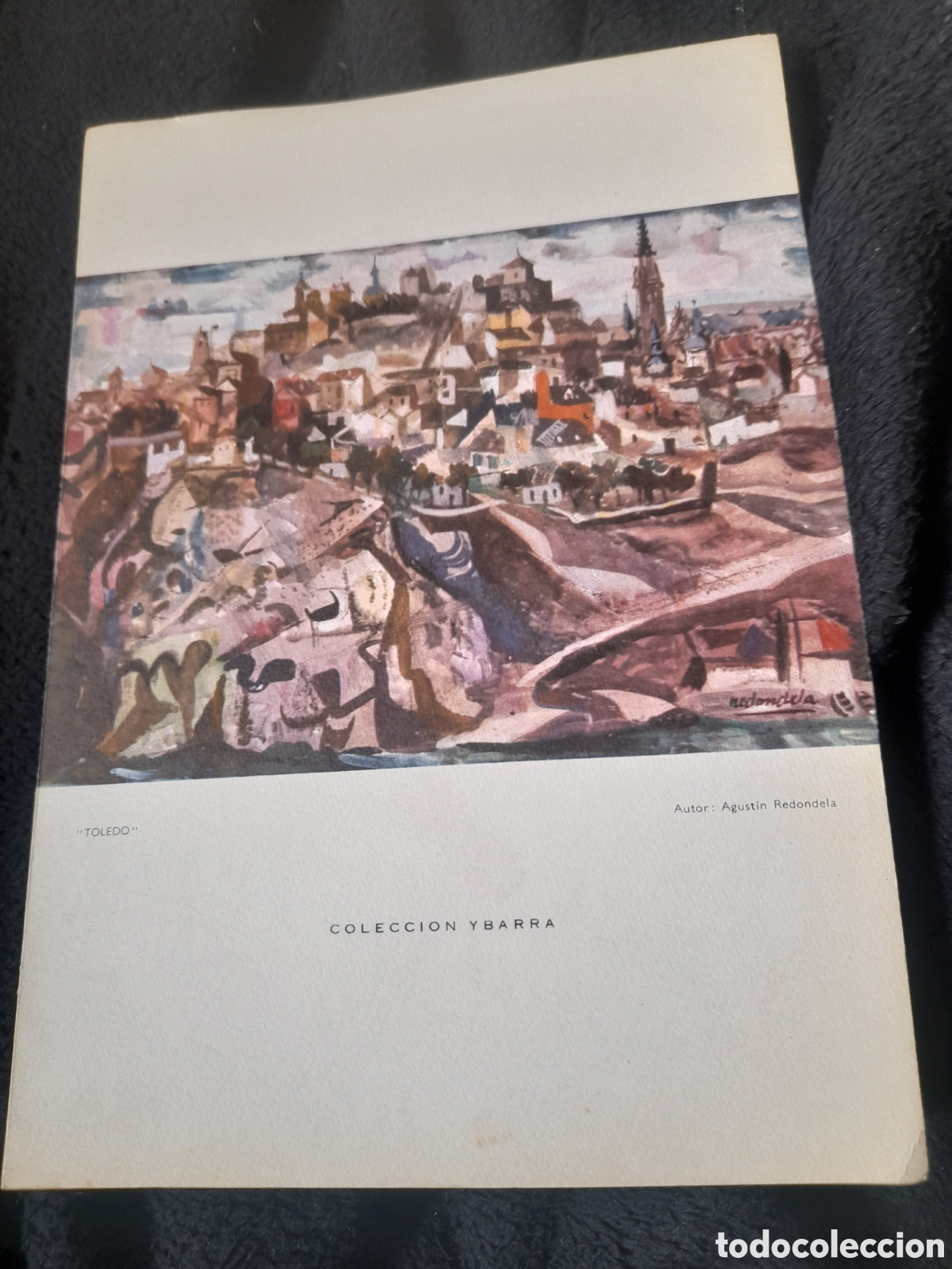 Coleccionismo: Toledo ilustracion Agust&iacute;n Redondela,Carta men&uacute;, Trasatl&aacute;ntico Cabo San Roque, YBARRA Y CIA, Sevilla