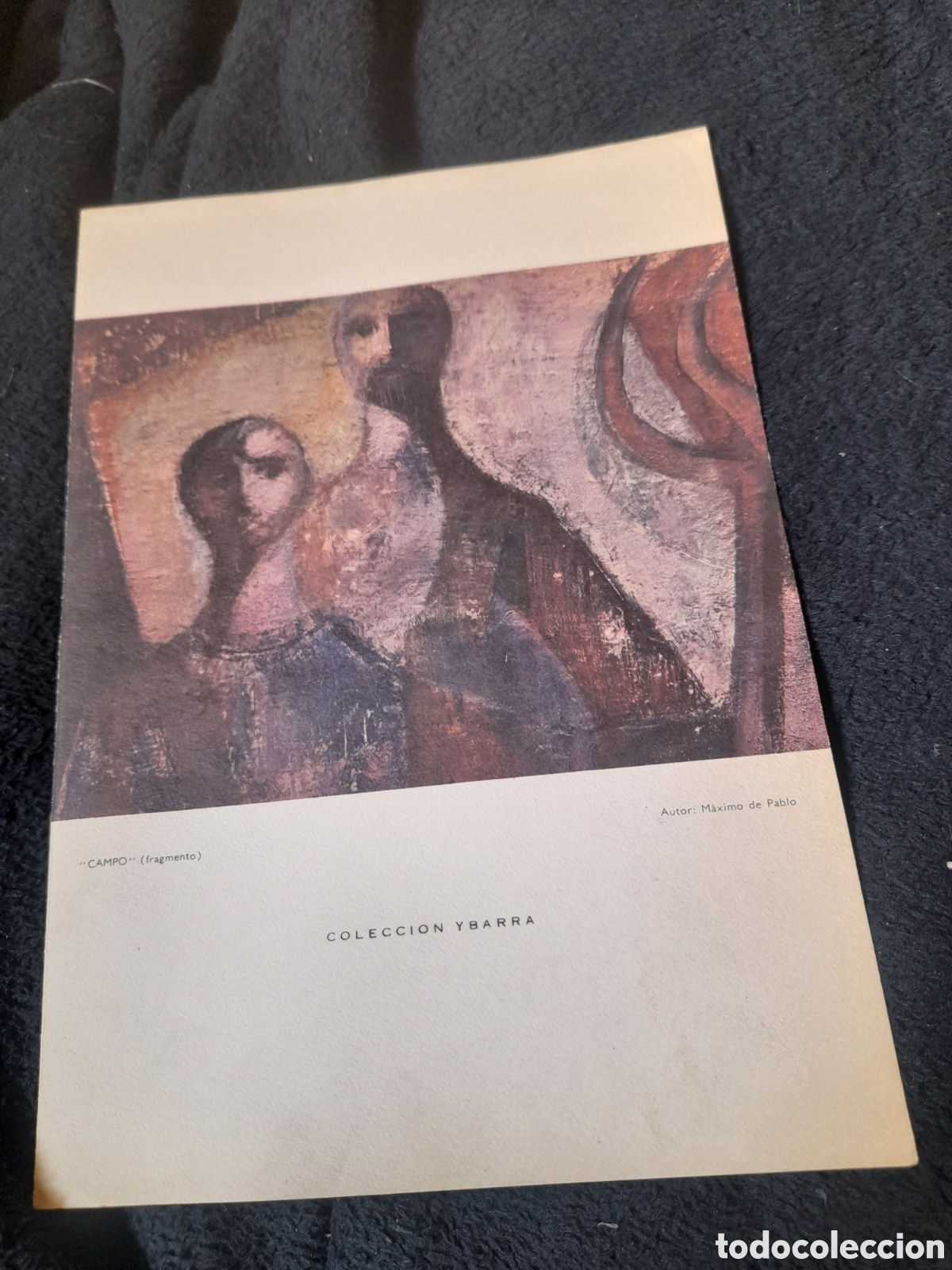 Coleccionismo: Campo, Ilustracion M&aacute;ximo de Pablo, Carta men&uacute;, Trasatl&aacute;ntico Cabo San Roque, YBARRA Y CIA, Sevilla