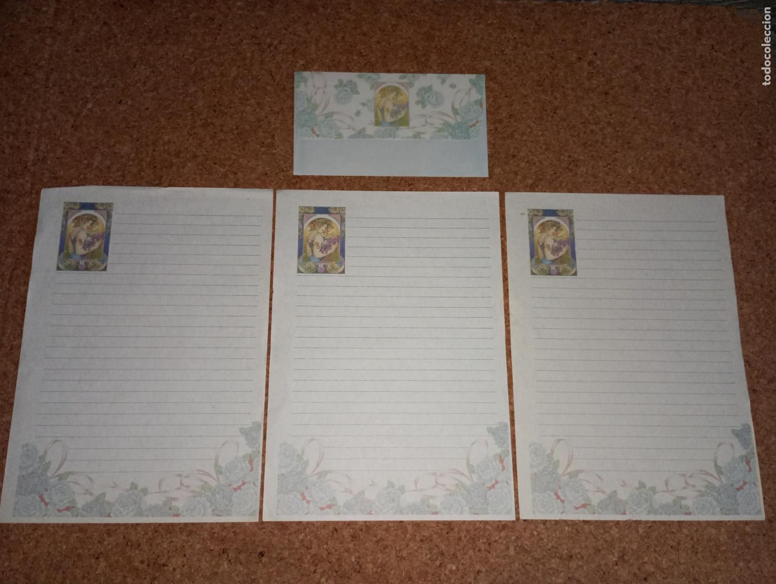 Collezionismo: portada cartas perfumadas carta perfumada hoja sobre