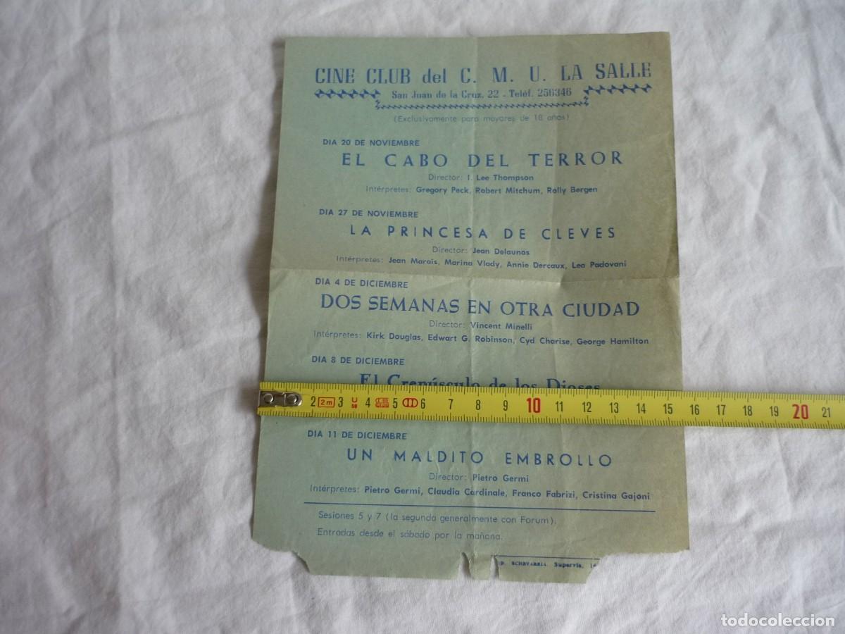 Coleccionismo: Programa Cine Club del C.M.U. La Salle - Foto 4