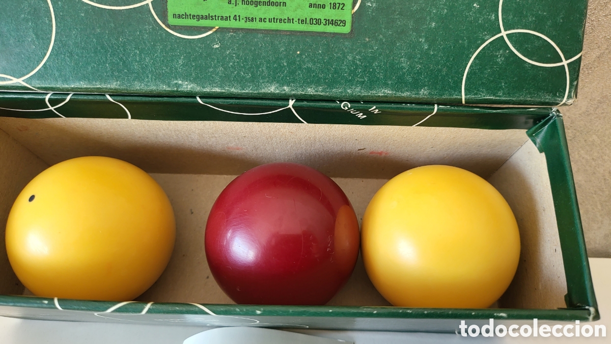 Coleccionismo: ANTIGUO BOLAS BILLAR BELGIAN ARAMITH BALLS - Foto 2