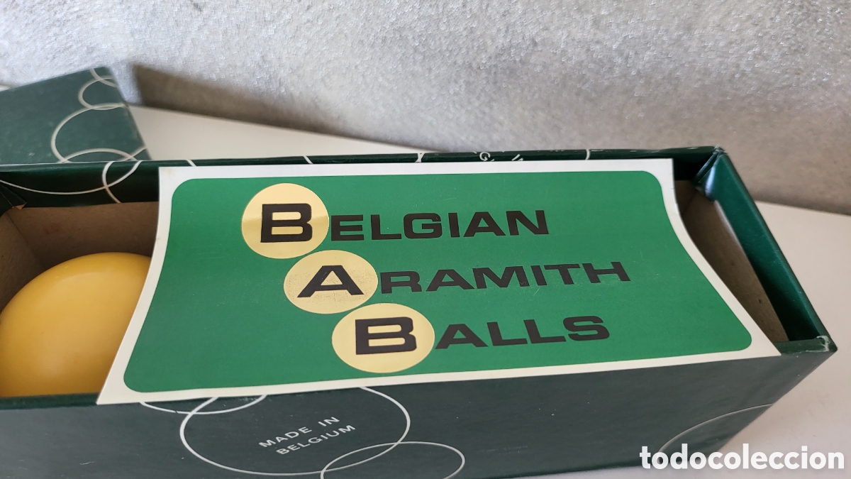 Coleccionismo: ANTIGUO BOLAS BILLAR BELGIAN ARAMITH BALLS - Foto 4