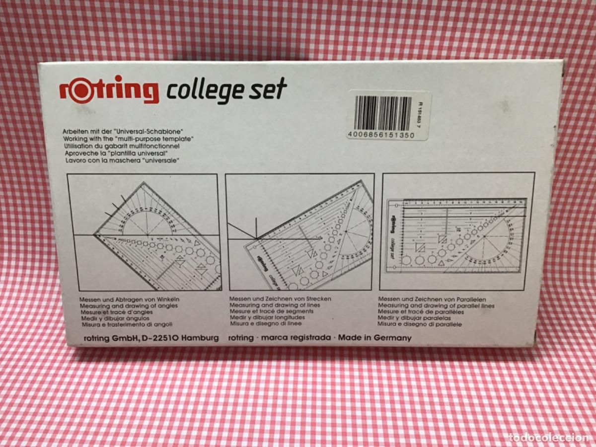 Coleccionismo: Caja de Rotring completa,sin usar - Foto 2