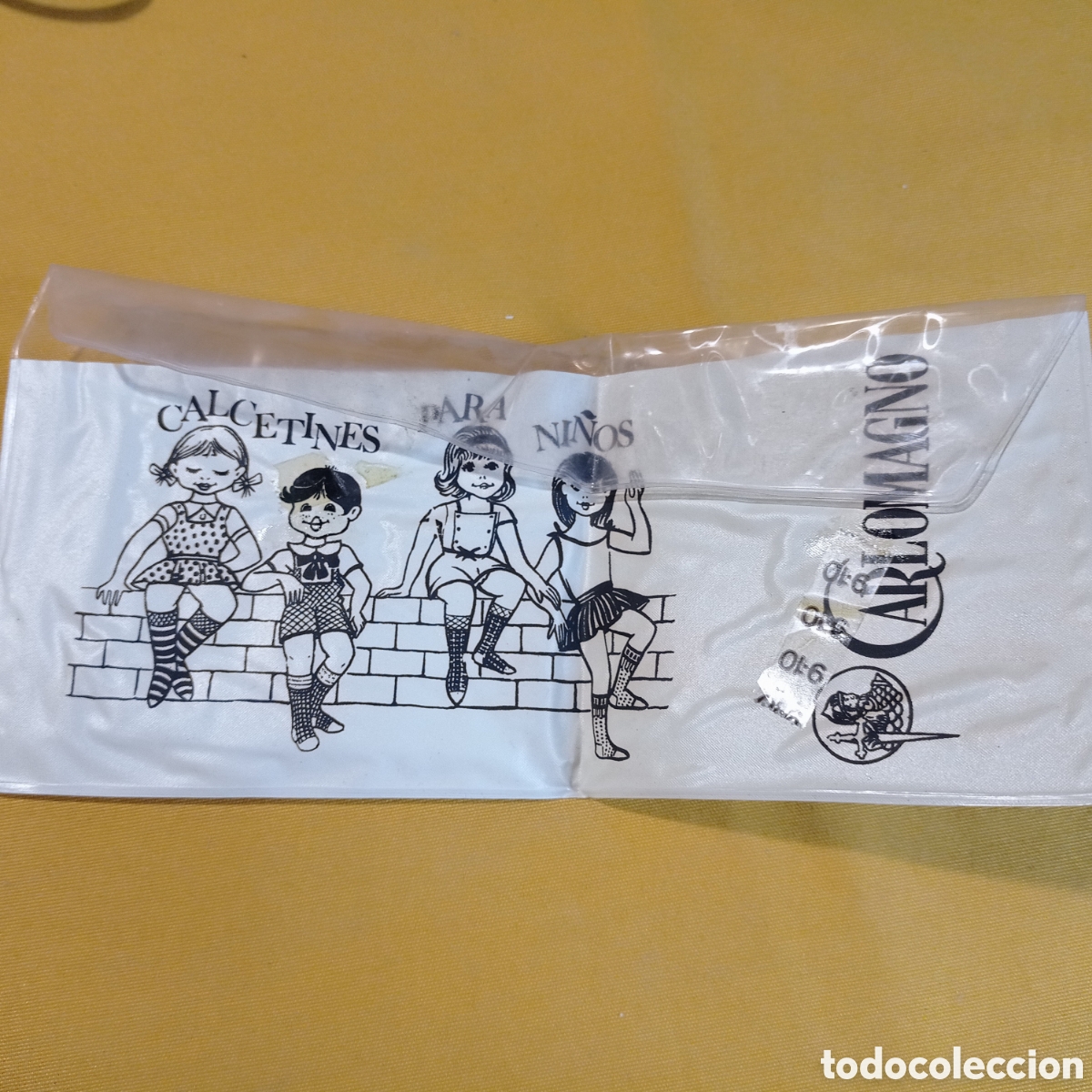 Coleccionismo: Bolsa calcetines Carlomagno,bonita publicidad,vintage