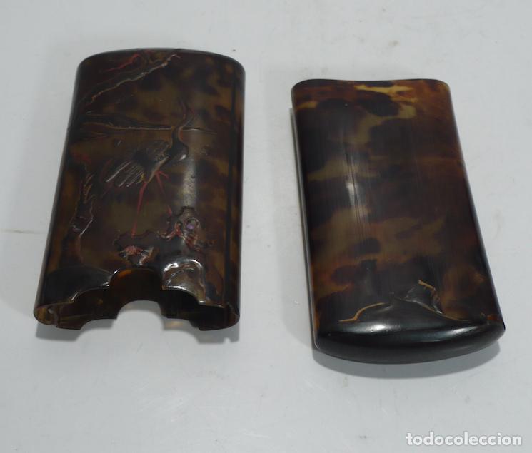 Coleccionismo: ESTUCHE DE DECORADO CON AVES - Foto 2