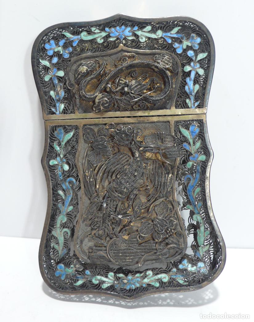 Coleccionismo: ESTUCHE TARJETERO METALICO - Foto 1