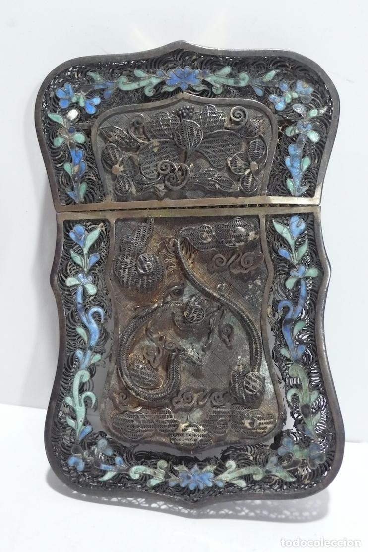 Coleccionismo: ESTUCHE TARJETERO METALICO - Foto 2