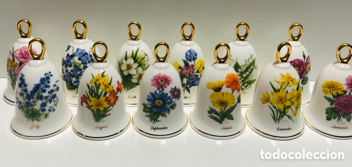 Collectionnisme: 12 CAMPANAS VINTAGE DE PORCELANA