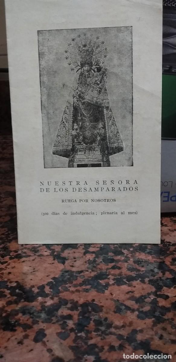 Coleccionismo: NUESTRA SE&Ntilde;ORA DE LOS DESAMPARADOS - ORACION - LA HORMIGA DE ORO