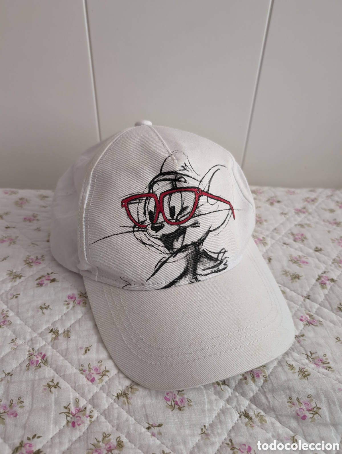 Coleccionismo: Gorra Warner Bros Tom & Jerry, blanca. - Foto 1