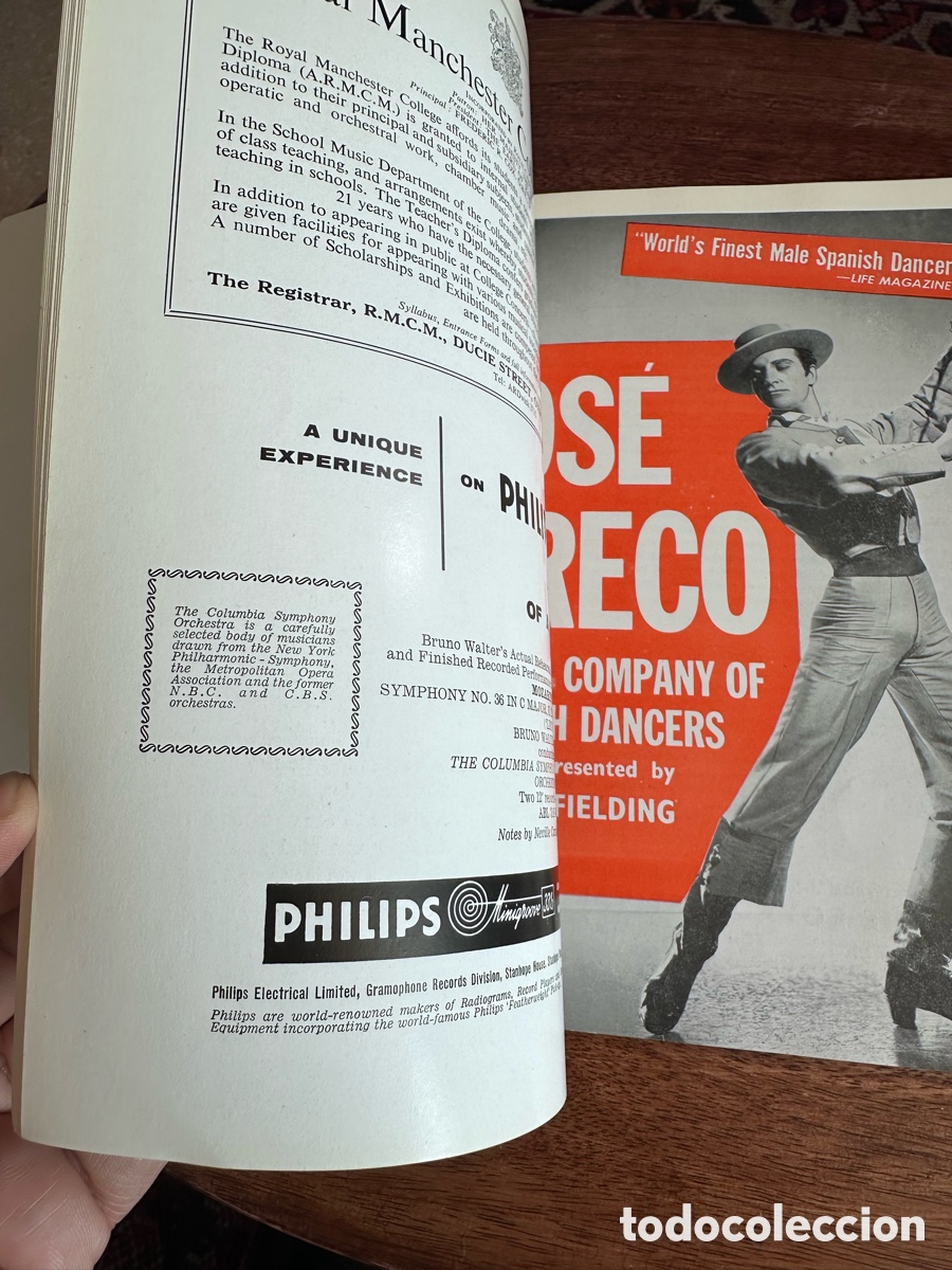 Coleccionismo: Programa de mano concierto Royal Concert 1956 - Foto 5