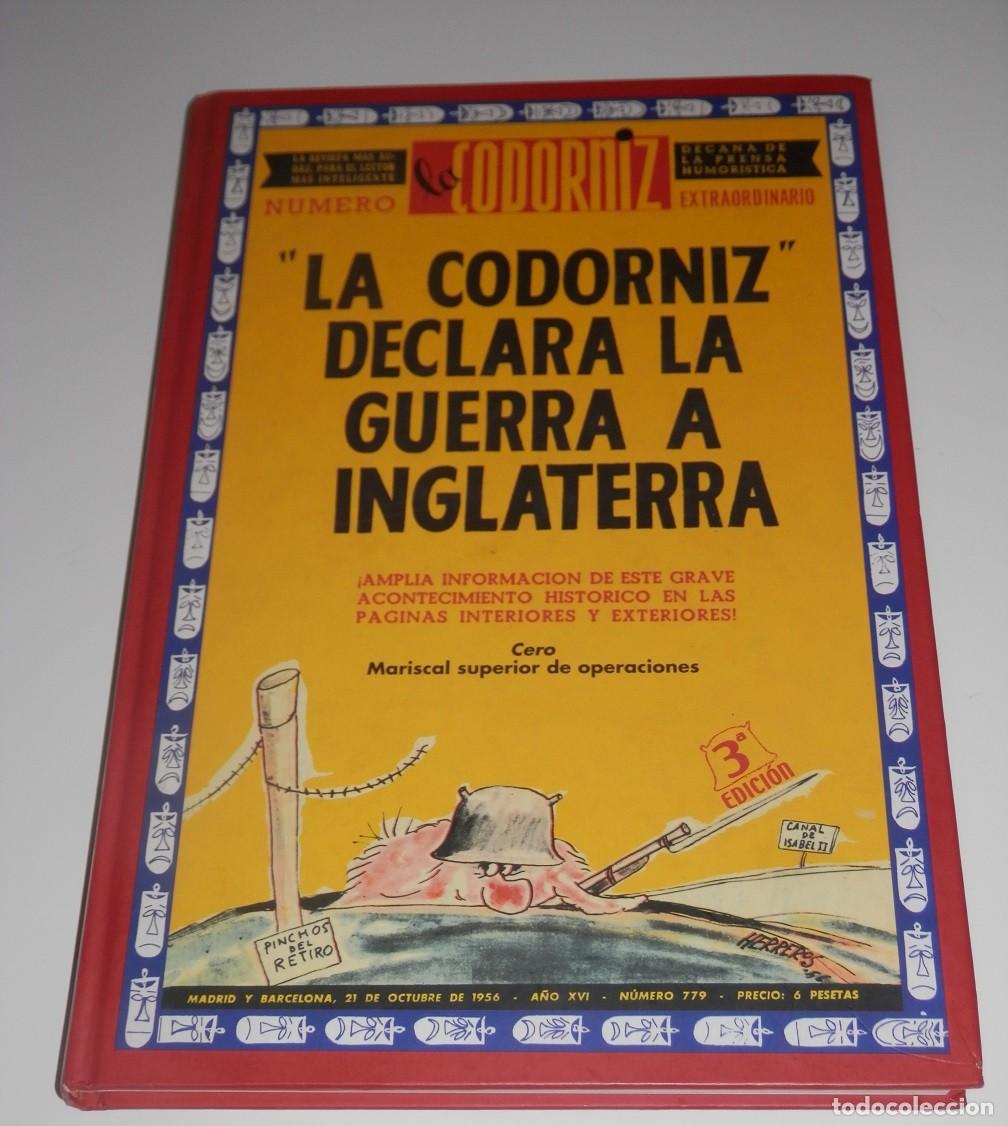 Coleccionismo: LA CODORNIZ DECLARA GUERRA A INGLATERRA - Foto 1