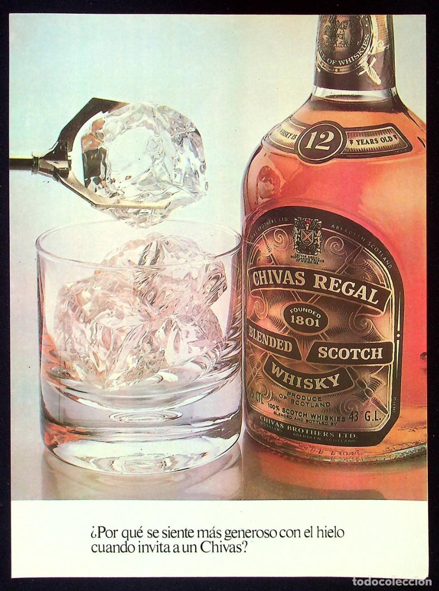 Coleccionismo: PUBLICIDAD ANTIGUA. WHISKY. CHIVAS REGAL. 1982.