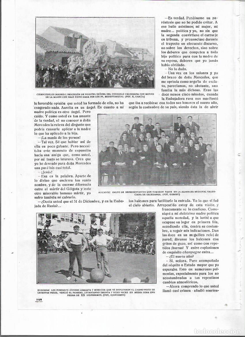 Collezionismo: A&Ntilde;O 1920 RECORTE PRENSA MADRID CIEMPOZUELOS PROCESION NUESTRA SE&Ntilde;ORA DEL CONSUELO