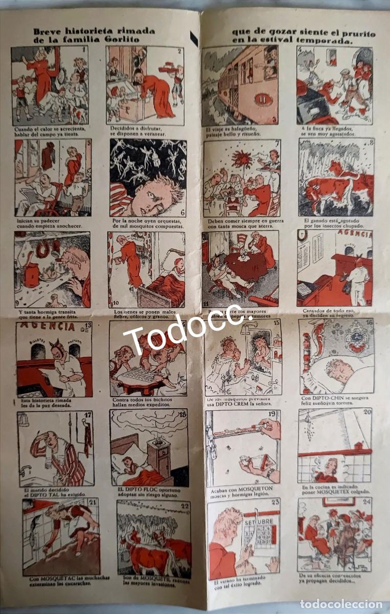 Coleccionismo: FOLLETO PROPAGANDA INSECTICIDAS - Foto 1
