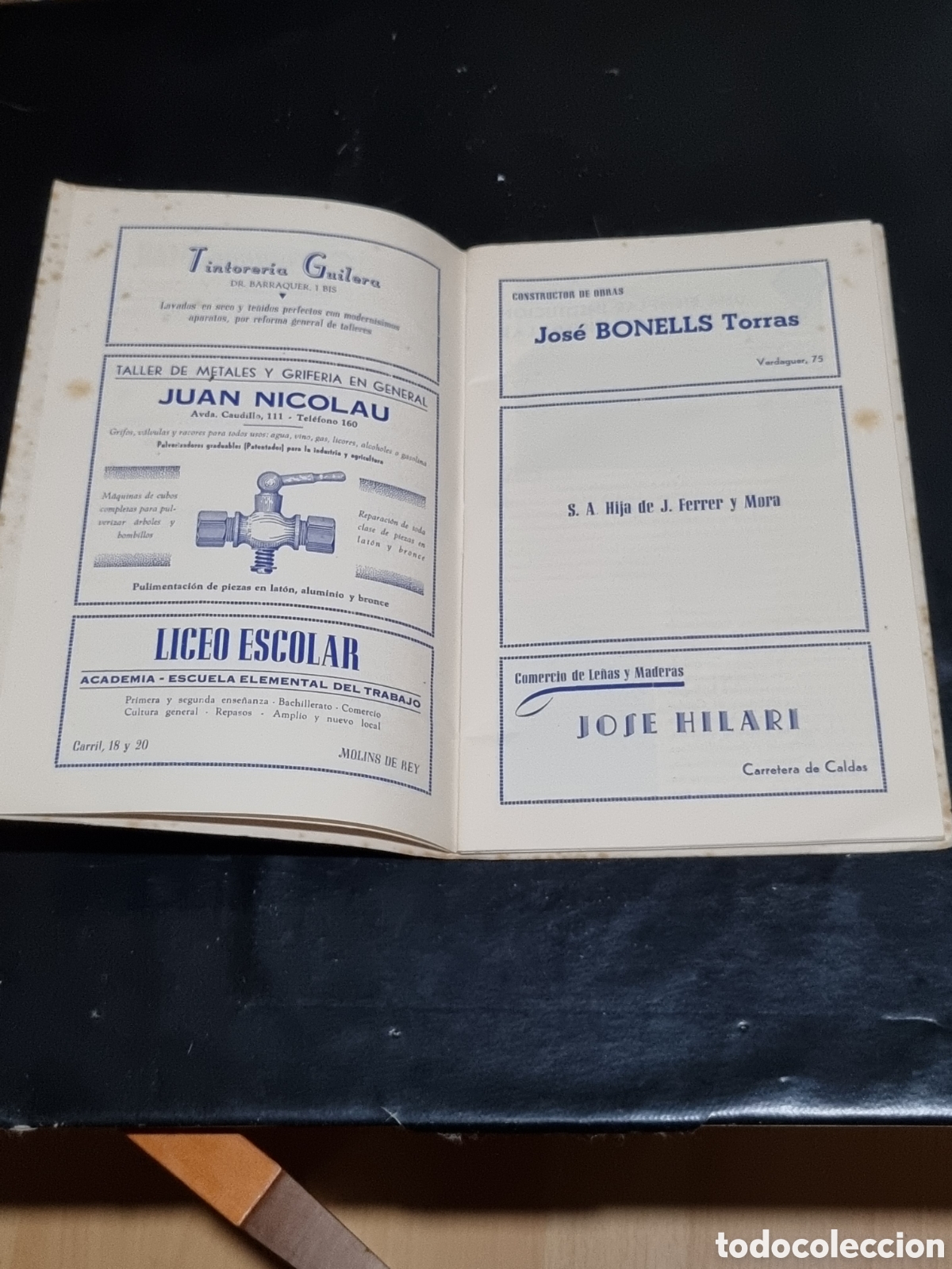 Coleccionismo: MOLINS DE REY, 1949 FERIA DE LA CANDELERA PROGRAMA OFICIAL - Foto 5