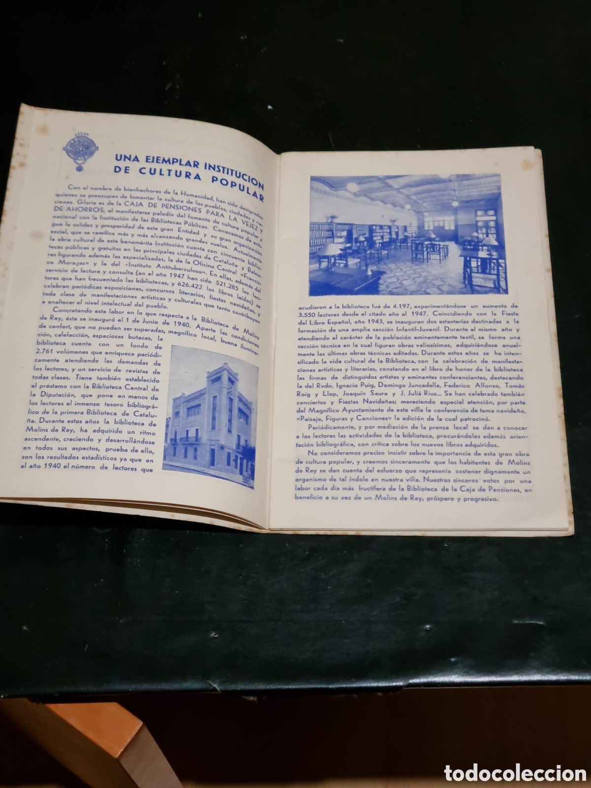 Coleccionismo: MOLINS DE REY, 1949 FERIA DE LA CANDELERA PROGRAMA OFICIAL - Foto 6